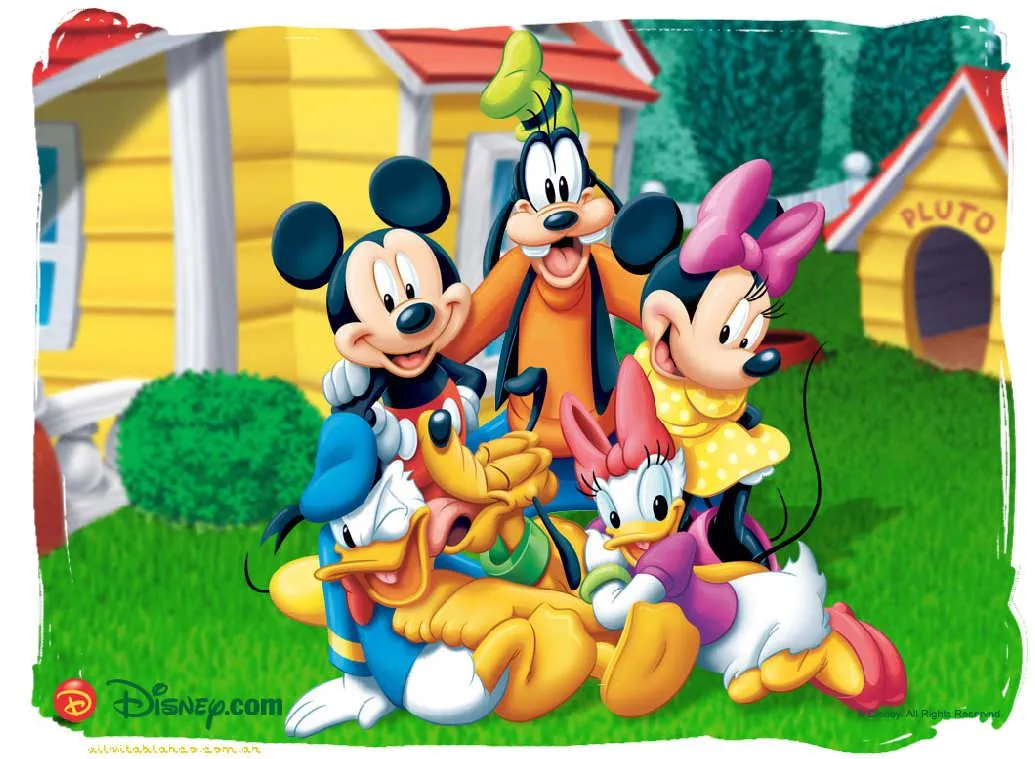 imagenes de mickey mouse y sus amigos para colorear