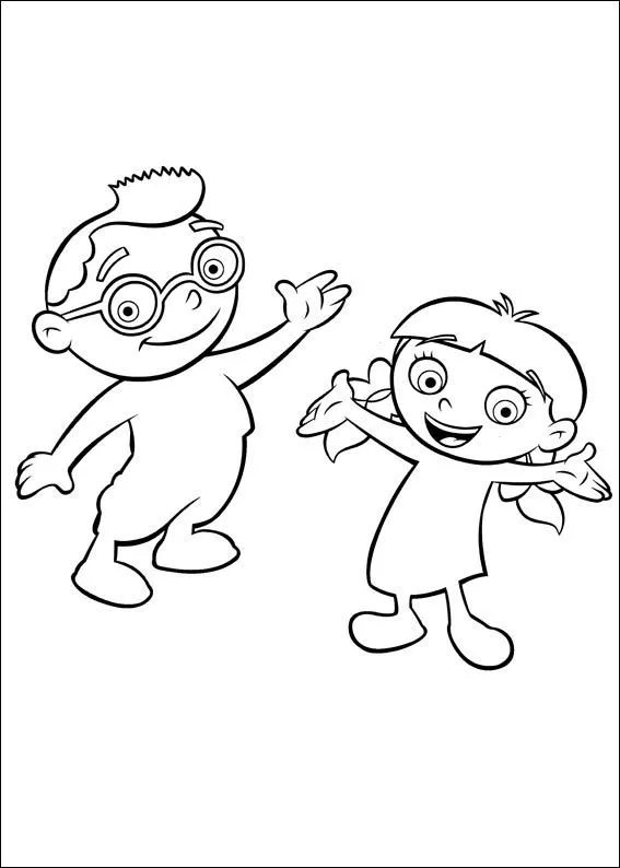 Dibujos Para Pintar y Colorear Gratis: Dibujos de Mini Einsteins ...