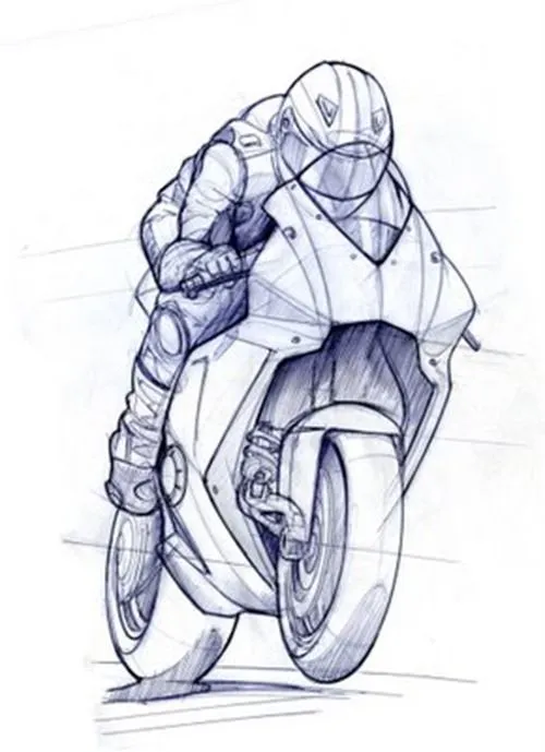 Como dibujar una moto - Taringa!