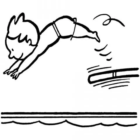 Dibujos para imprimir de natación - Imagui