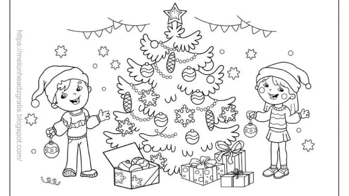 Más dibujos de Navidad para colorear con niños - Diario Córdoba