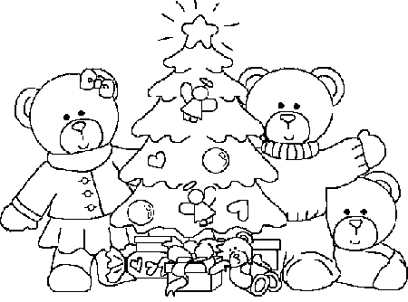 Dibujos navideños para colorear - Navidad