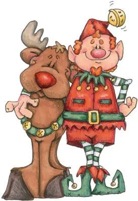 DIBUJOS NAVIDEÑOS PARA NIÑOS - DUENDECILLO DE SANTA CLAUS Y RENO ... DIBUJOS NAVIDEÑOS PARA NIÑOS - DUENDECILLO DE SANTA CLAUS Y RENO ...