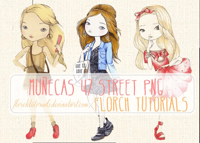 Muñecas 47 Street Png by FlorchTutorials on DeviantArt