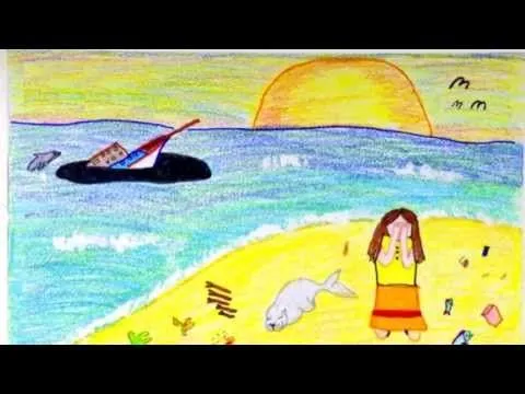 Dibujo el niño y la mar - Imagui