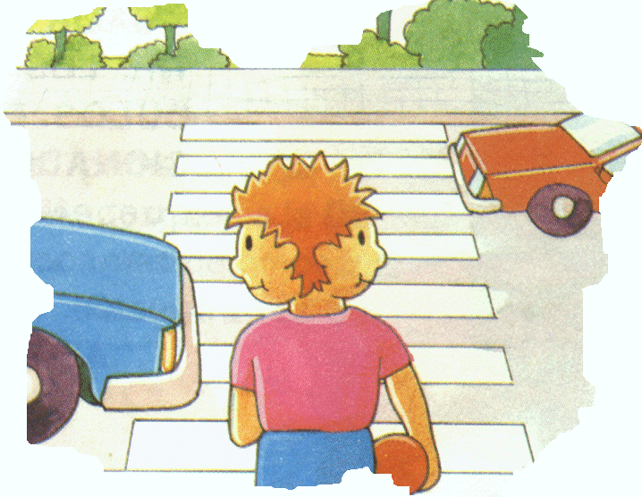Dibujos de niños cruzando la calle - Imagui