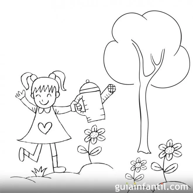 Dibujos para niños sobre la importancia de plantar un árbol ...