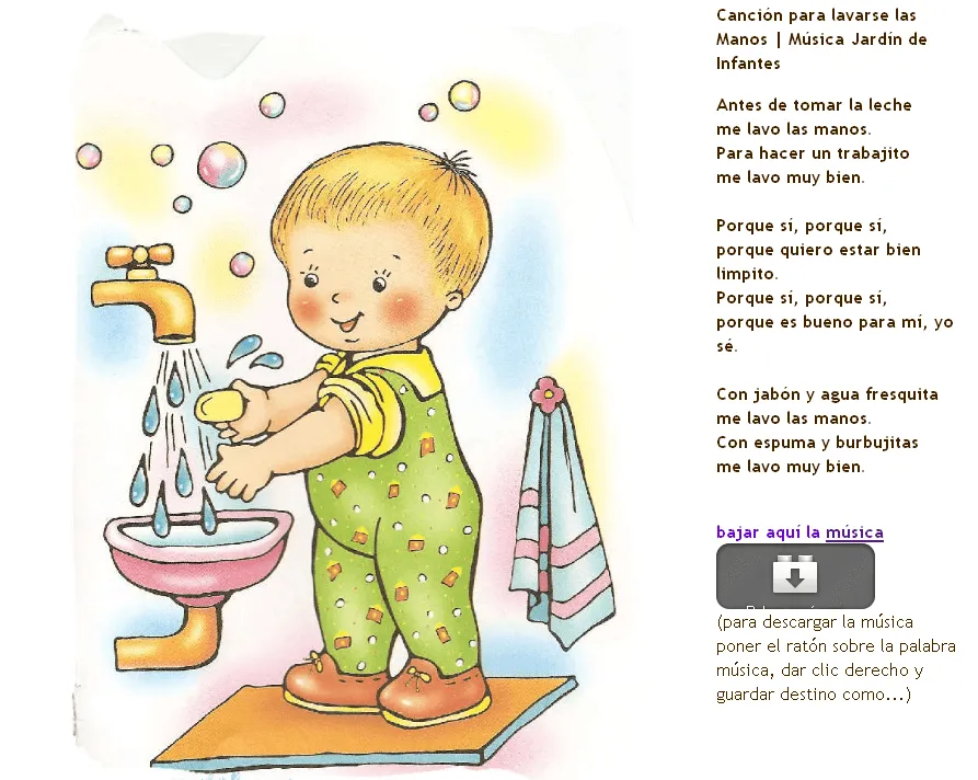 Dibujos de niños lavandose las manos - Imagui