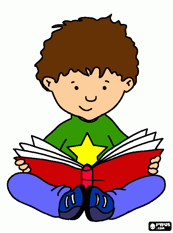 dibujos de niños leyendo - Buscar con Google | BIBLIOTECA ESCOLAR ...