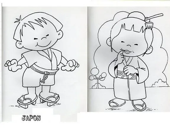 Dibujos de niños de diferentes razas para colorear - Imagui Dibujos de niños de diferentes razas para colorear - Imagui