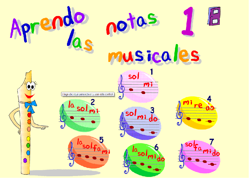 Notas musicales para niños - Imagui