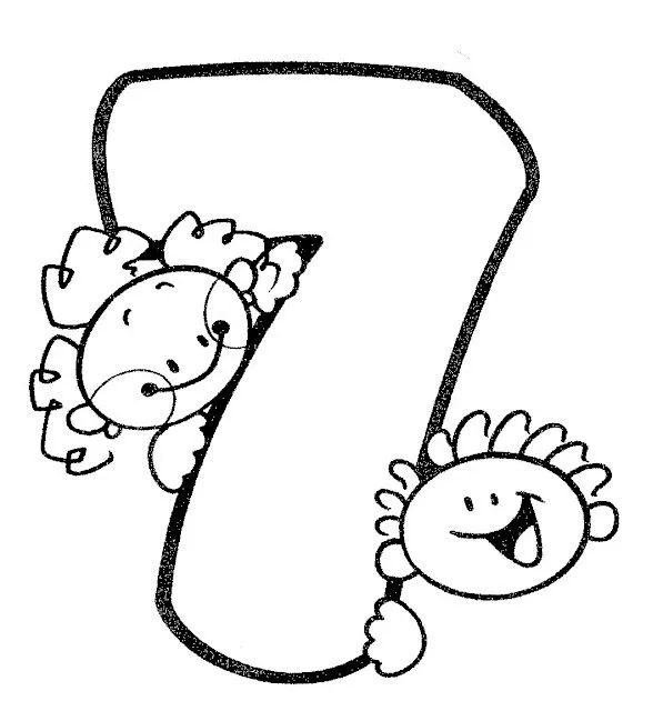 Dibujos de números del 1 al 10 para colorear - Imagui Dibujos de números del 1 al 10 para colorear - Imagui
