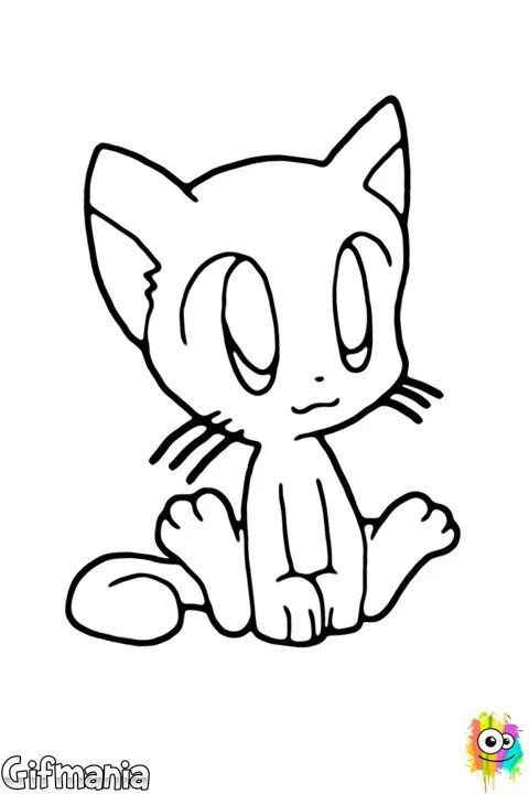 gato anime #gato #dibujo #animales #mascotas | Dibujos | Pinterest