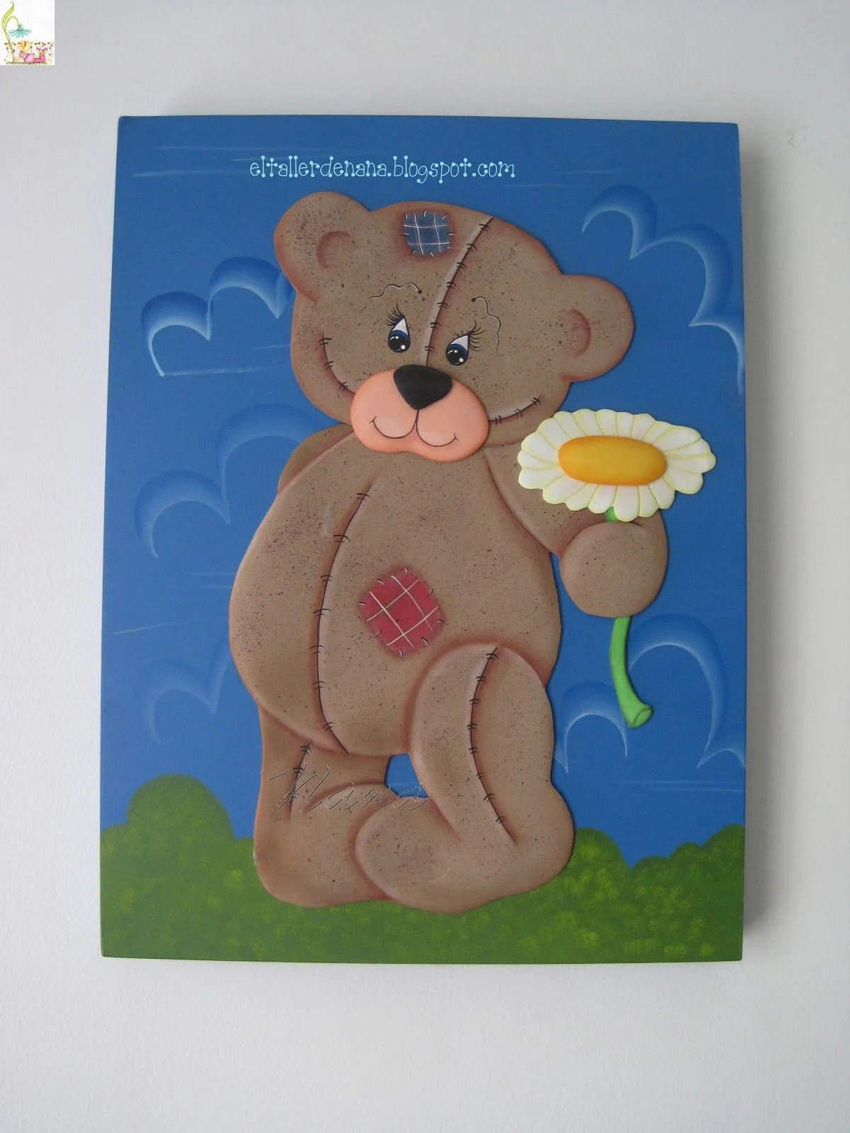 Dibujos de osos hechos en foami - Imagui