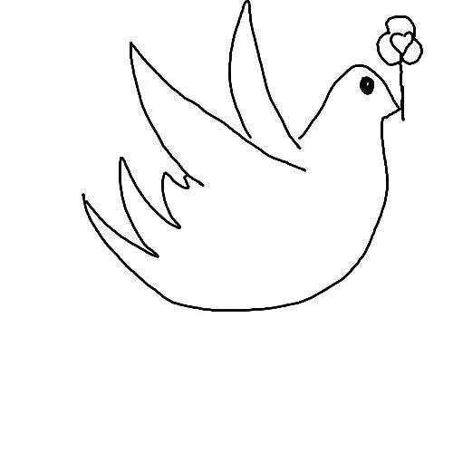 Dibujos de palomas para imprimir - Imagui