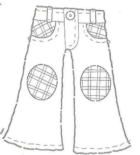 Dibujos de pantalones y camisas para colorear - Imagui
