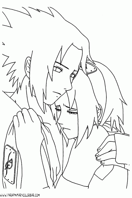 Naruto y sakura para dibujar - Imagui