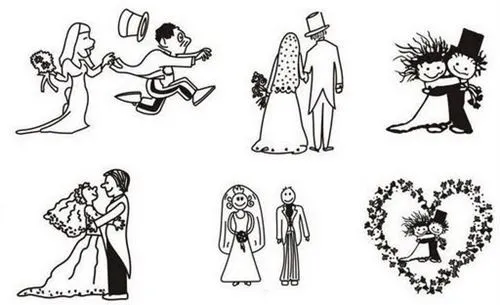 Dibujos de parejas de novios y bodas | Blog de imágenes Dibujos de parejas de novios y bodas | Blog de imágenes