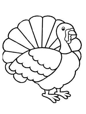 Dibujos para imprimir y colorear: Pavos para colorear Dibujos para imprimir y colorear: Pavos para colorear