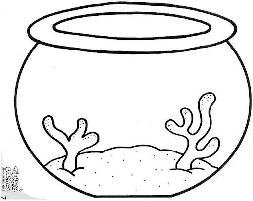 Dibujos de peces en peceras para colorear - Imagui Dibujos de peces en peceras para colorear - Imagui