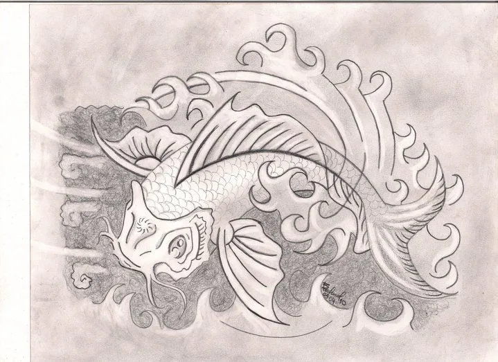 pez Koi - Imágenes de Otros en Fan Art | Dibujando pez Koi - Imágenes de Otros en Fan Art | Dibujando
