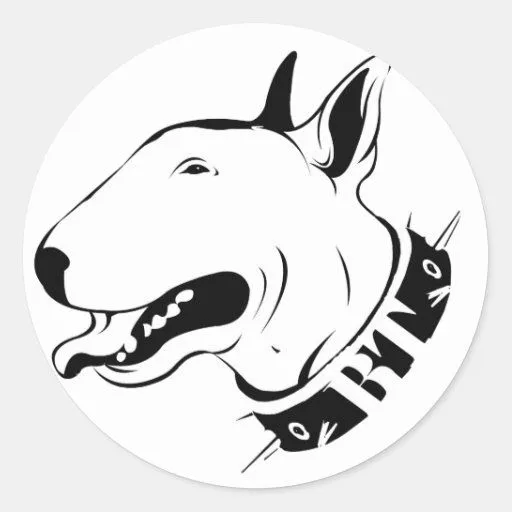 Dibujos de perros bull terrier para colorear - Imagui