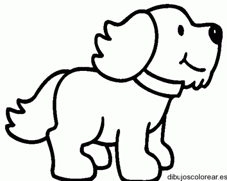 Dibujo de un perro cachorro | Dibujos para Colorear