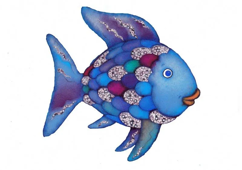 Dibujos personajes pez arcoiris - Imagui