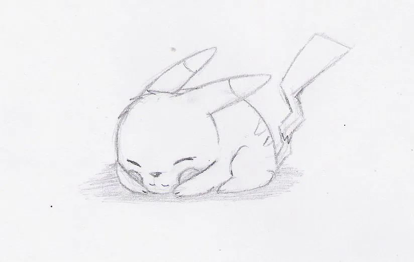 Dibujos de pikachu tierno a lapiz - Imagui