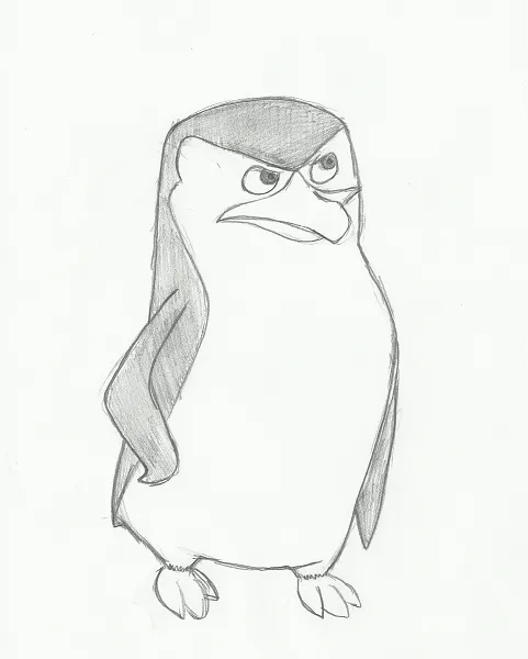 Los pinguinos de madagascar para pintar - Imagui