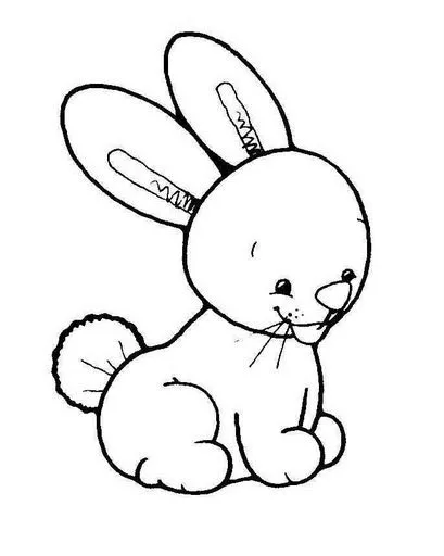 Dibujos para pintar de conejitos bebés - Imagui