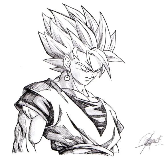 Goku ssj dibujar - Imagui