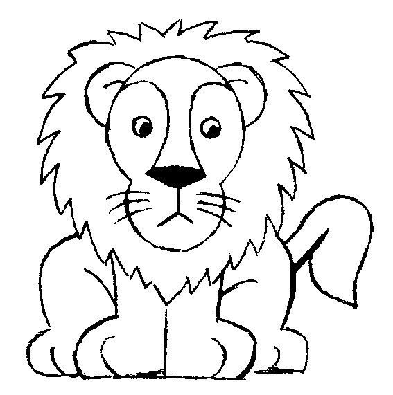 Dibujo para colorear: El León. | Leones para imprimir, colorear ...