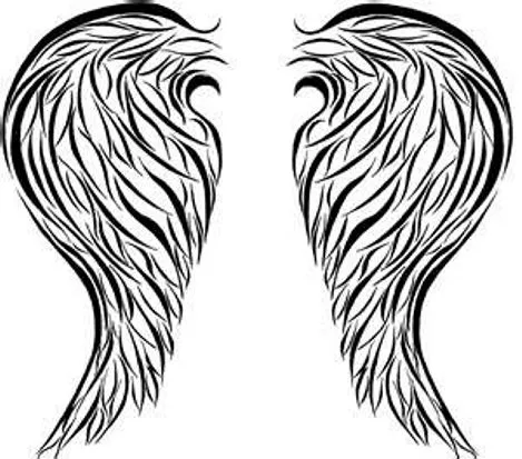 Como dibujar un corazon con alas de angel - Imagui