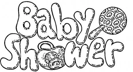 Letras para recortar de baby shower - Imagui