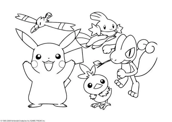Dibujos y Plantillas para imprimir: Dibujos de Pokemon para pintar ...