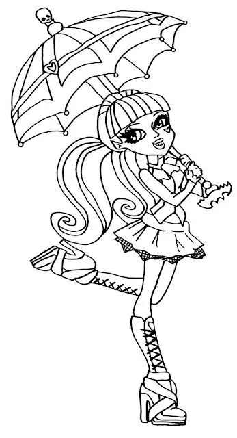 Dibujos y Plantillas para imprimir: Monster High Dibujos y Plantillas para imprimir: Monster High