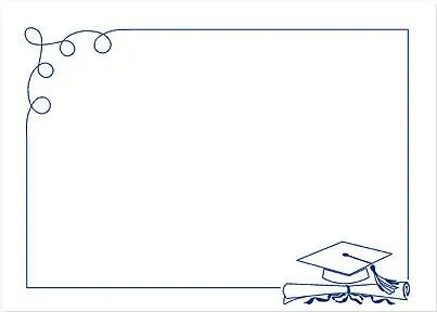 Tarjeta de graduación de preescolar - Imagui