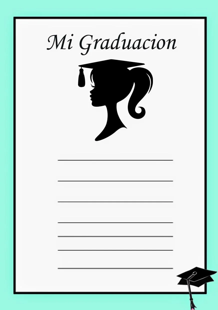 Dibujos y Plantillas para imprimir: Tarjetas de graduacion para ...