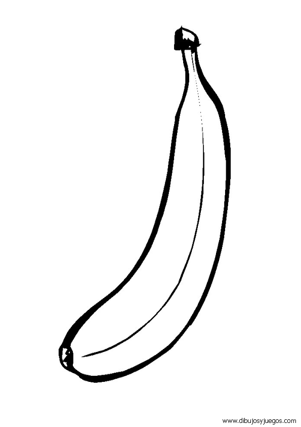 Dibujos para colorear de bananos - Imagui