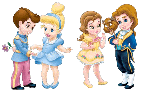Dibujos de las princesas Disney de bebé - Imagui