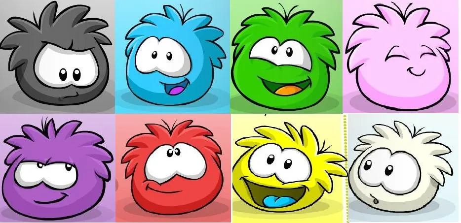 Imagenes de puffles de club penguin para colorear - Imagui