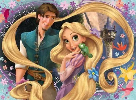 Puzzle de 200 piezas: Rapunzel y Flynn | TusPrincesasDisney.com