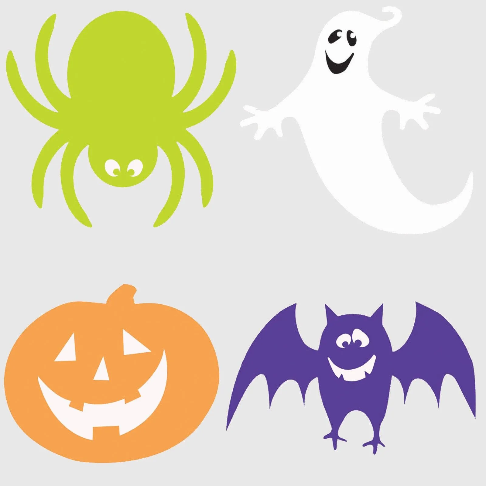 Dibujos para recortar Halloween (I) | Dibujos para cortar y colorear