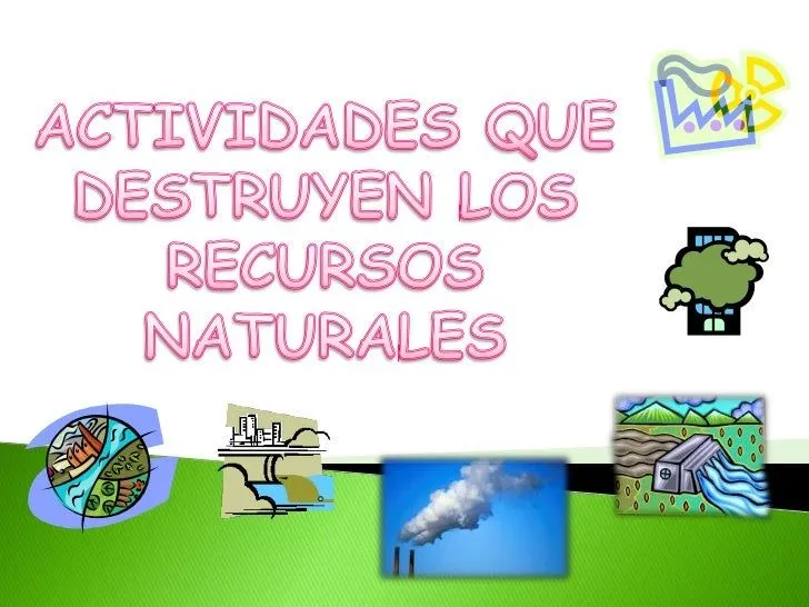 Dibujo de los recursos naturales renovables - Imagui
