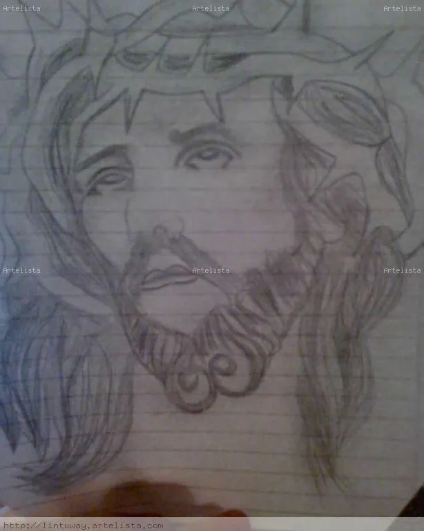 Dibujos del rostro de Jesús a lápiz - Imagui