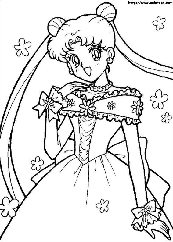 Dibujos de Sailor Moon para colorear en Colorear.net