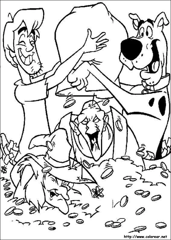 Dibujos de Scooby-Doo para colorear en Colorear.net