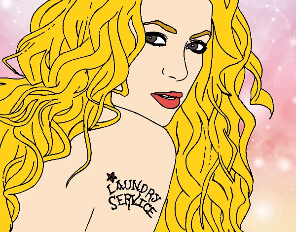 Dibujos de Shakira para Colorear - Dibujos.net