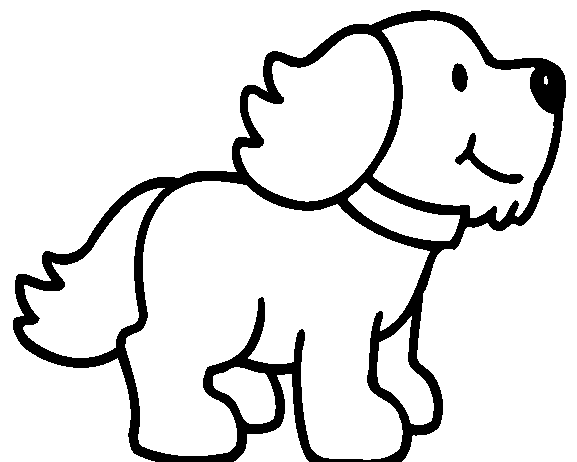 Dibujos simples de perros - Imagui
